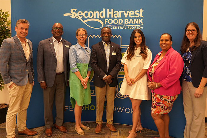 Ryan Grail With Second Harvest Board