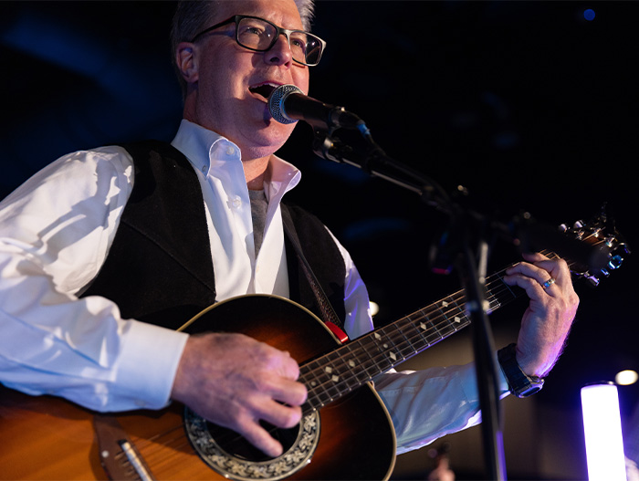 Steve Ferrell playing the Guitar