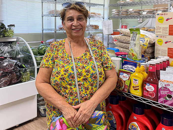 Lady in Grocery Aisle